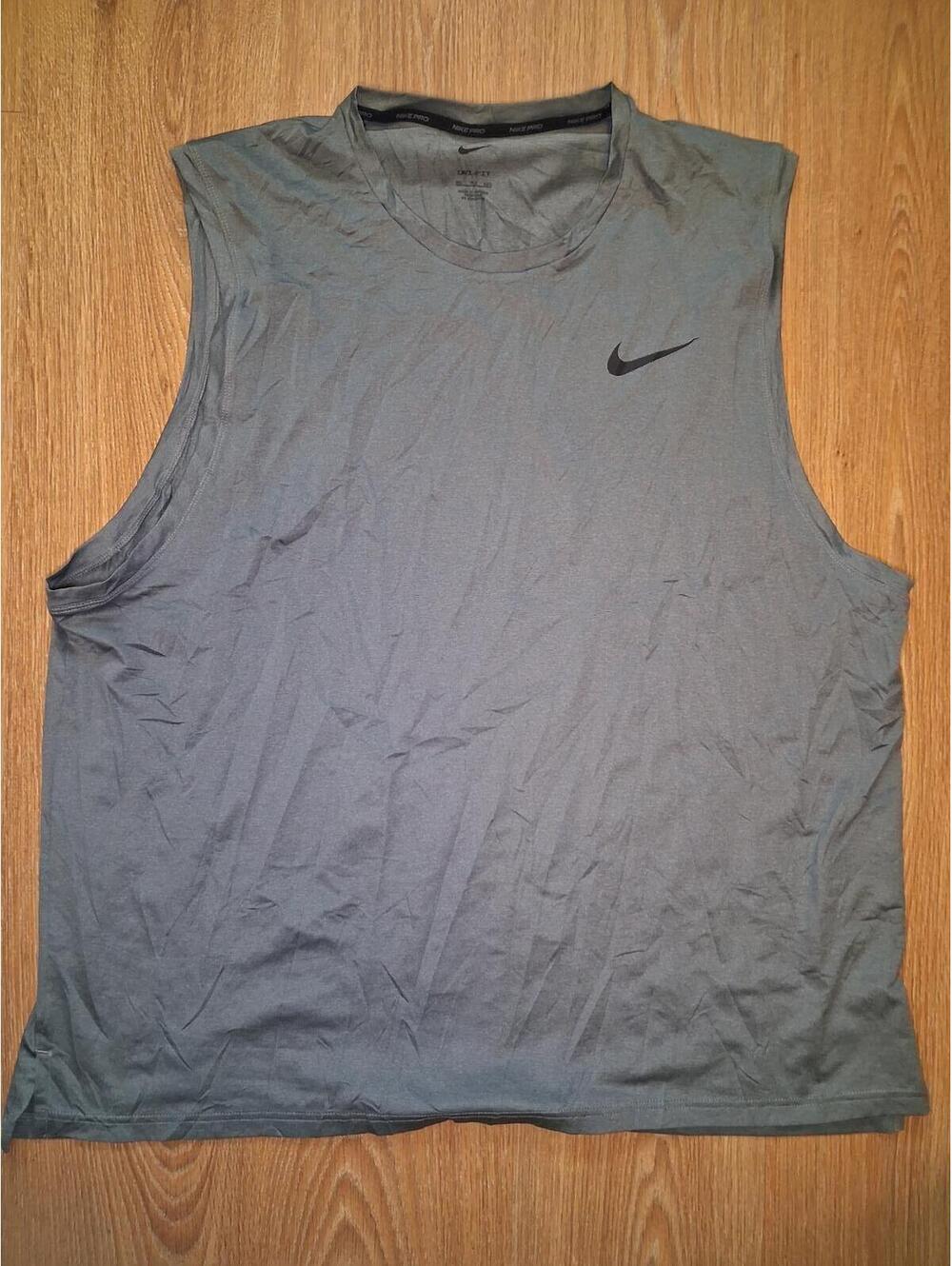 Nike Dri Fit Tank Top Shirt XXL Gray Activewear
